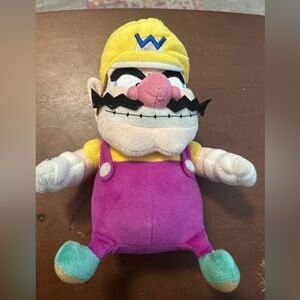 2012 "Wario" Plush Super Mario Brothers Bros. 10" Nintendo Stuffed Animal